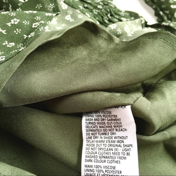 ISLA "Eurydice" Forest Florals LS Ruffle Dress - Picture 7 of 8